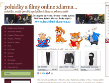 Tablet Screenshot of pohadky-a-filmy.cz